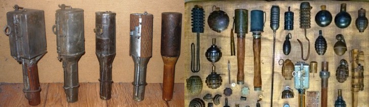 гранаты во время Первой мировой войны
